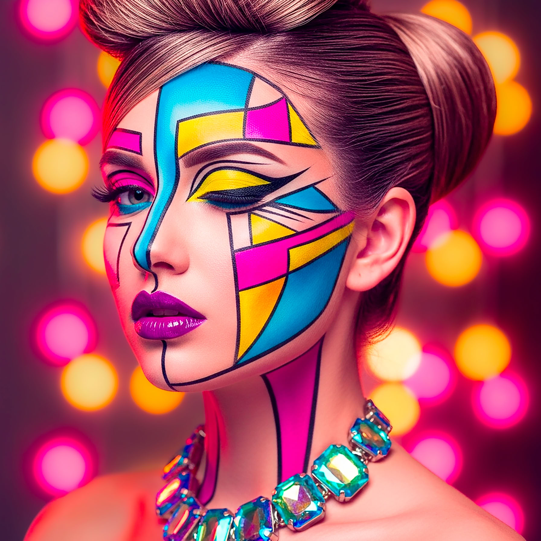 Profesjonalny portret kobiety w artystycznym wydaniu.